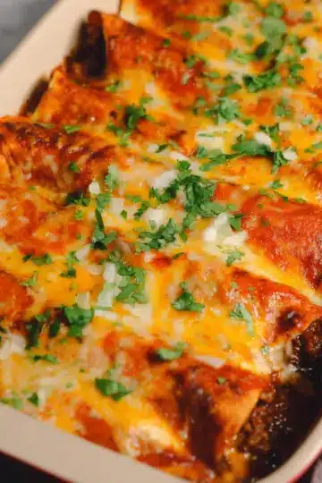 The Best Ground Beef Enchiladas