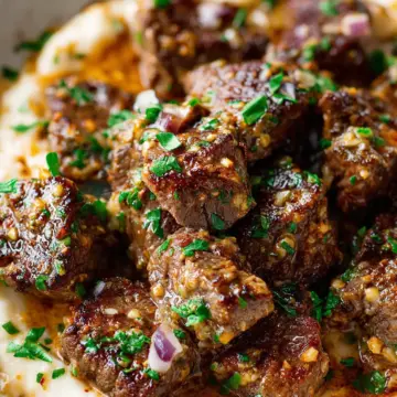 Creamy Garlic Butter Steak Bites