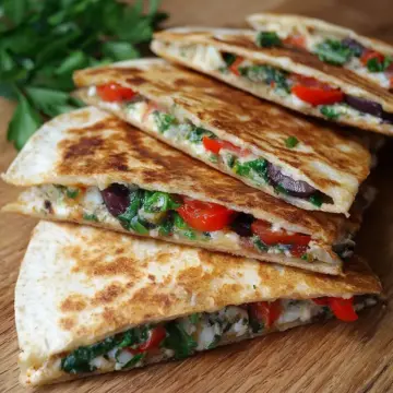 Mediterranean Quesadillas