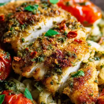 Easy Baked Pesto Chicken Recipe