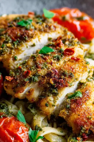 Easy Baked Pesto Chicken Recipe