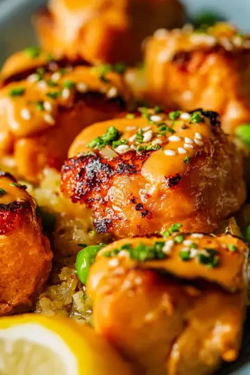 Bang Bang Salmon Bites