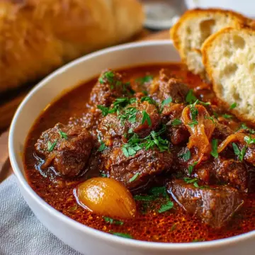 Greek Beef Stew with Shallots