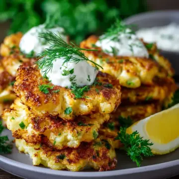 Cauliflower Fritters