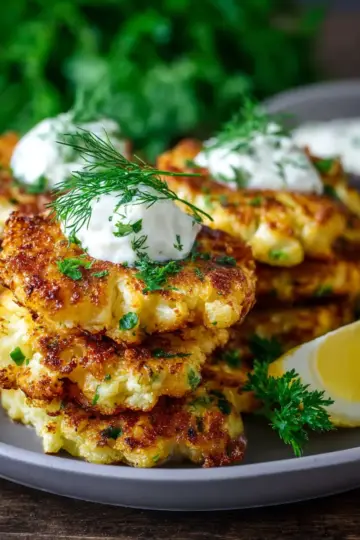 Cauliflower Fritters