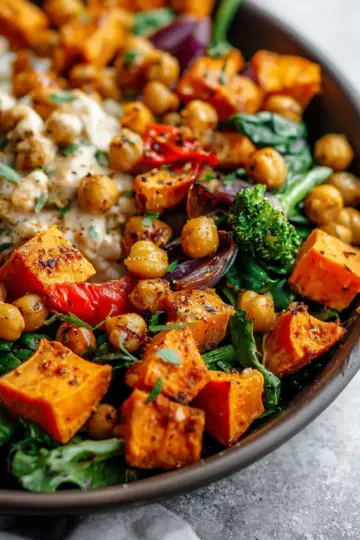 Smoky Sweet Potato and Chickpea Sheet Pan Dinner