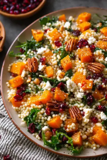 Autumn Pearl Couscous Salad with Maple-Cider Vinaigrette