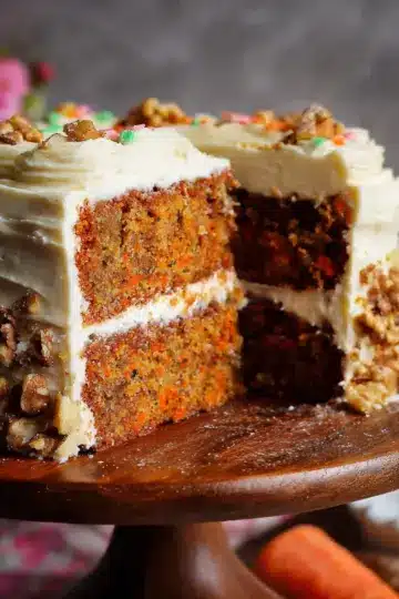 The BEST Carrot Cake with Fluffy Cream Cheese Frosting