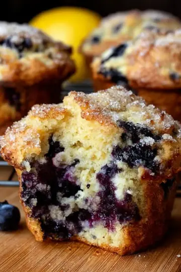 The Best Lemon-Blueberry Muffins