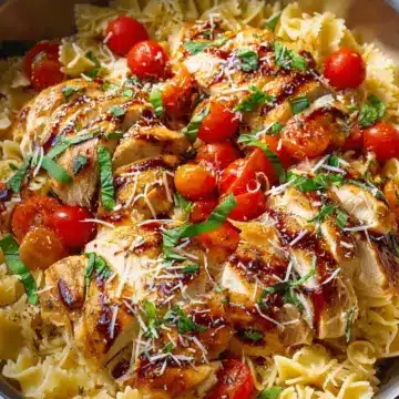 Bruschetta Chicken Pasta Recipe