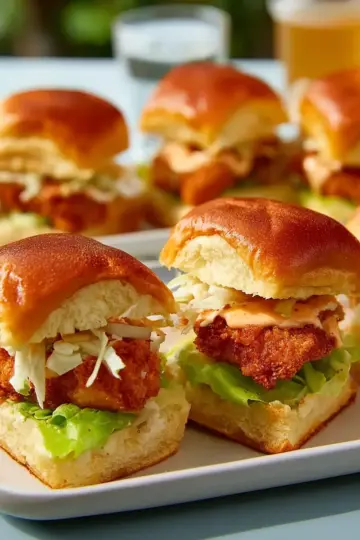 Bang Bang Chicken Sliders