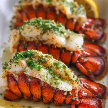 Lobster Tail Recipe with Garlic Lemon Butter