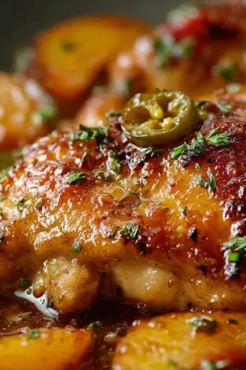 Jalapeno Peach Chicken