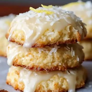 Lemon Coconut Cheesecake Cookies
