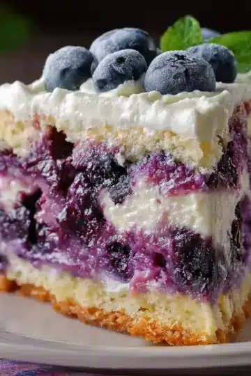 Nova Scotia Blueberry Cream Cake