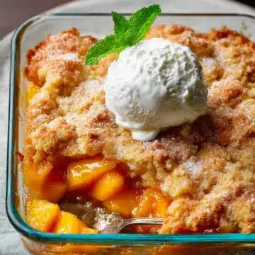 Fresh Peach Cobbler