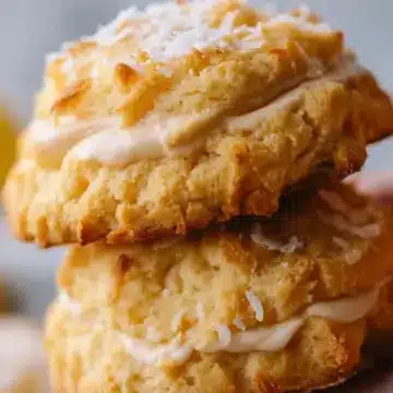 Lemon Coconut Cheesecake Cookies