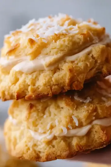 Lemon Coconut Cheesecake Cookies