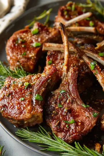 Garlic Rosemary Lamb Chops