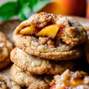 peach cobbler cookies