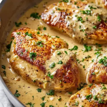 Creamy Garlic Chicken Recipe