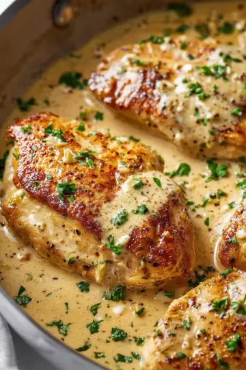 Creamy Garlic Chicken Recipe
