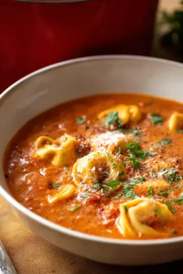Tomato Tortellini Soup