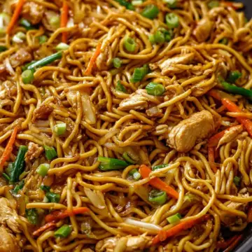 Chicken Chow Mein with Best Chow Mein Sauce!