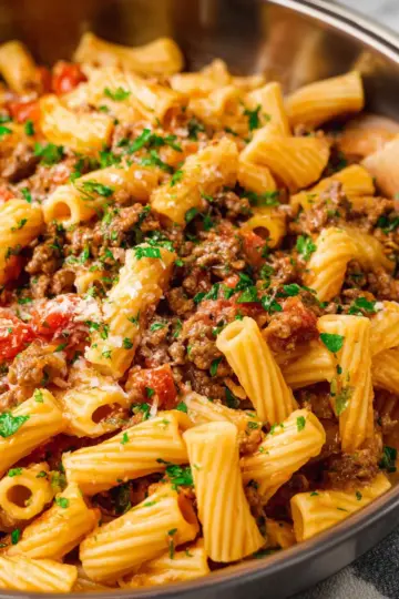 Rotel Pasta With Ground Beef