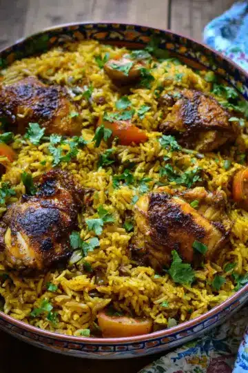 Moroccan Chicken & Rice