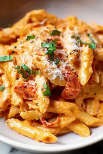 Super Easy Creamy Tomato Pasta