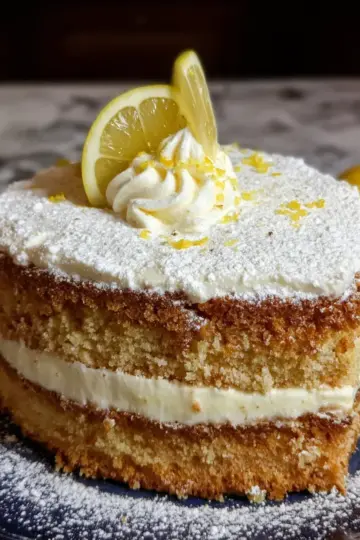 Italian Lemon Cream Cake