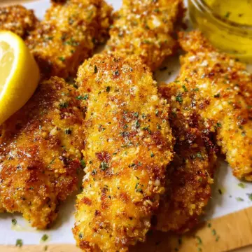 Lemon Parmesan Chicken Tenders