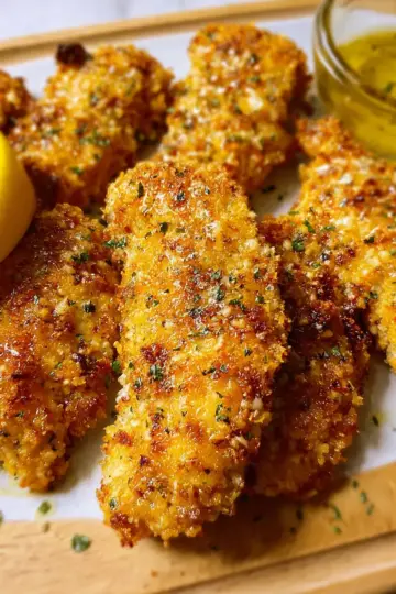 Lemon Parmesan Chicken Tenders