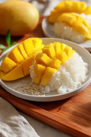 Thai Mango Sweet Sticky Rice