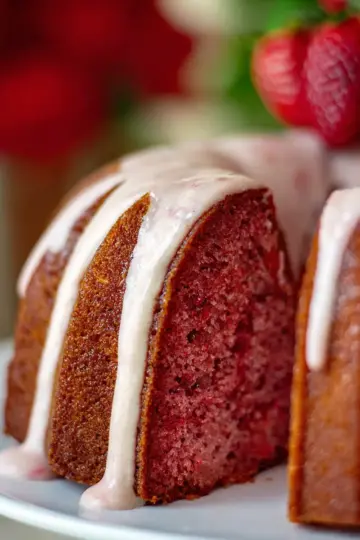 Strawberry Pound Cake