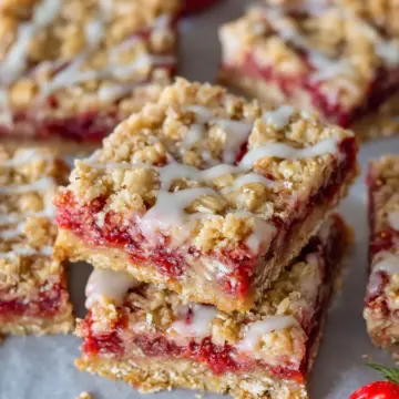 Strawberry Oatmeal Bars