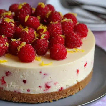 Lemon Raspberry Cheesecake!