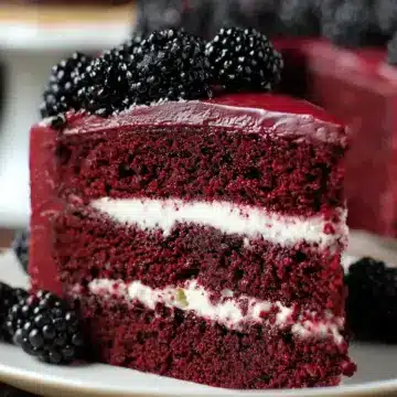 Blackberry Velvet Gothic Cake