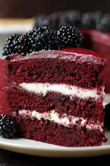 Blackberry Velvet Gothic Cake