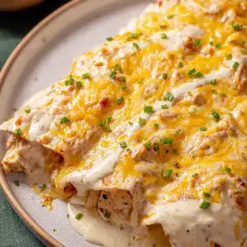 Creamy Chicken Enchiladas