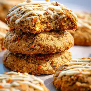 Healthy Carrot Cake Cookies (dairy free!)
