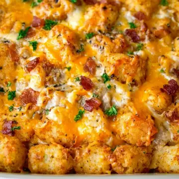 Cracked Out Chicken Tater Tot Casserole