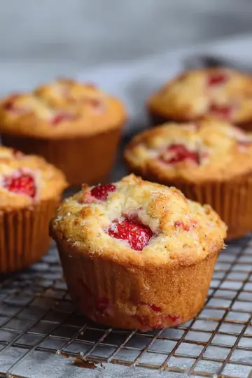 Gluten Free Strawberry Muffins