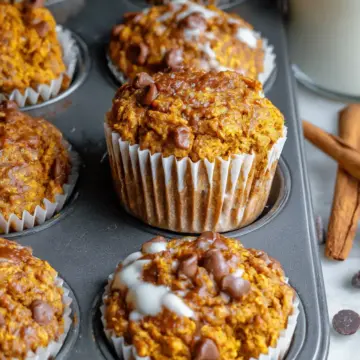 Greek Yogurt Pumpkin Muffins
