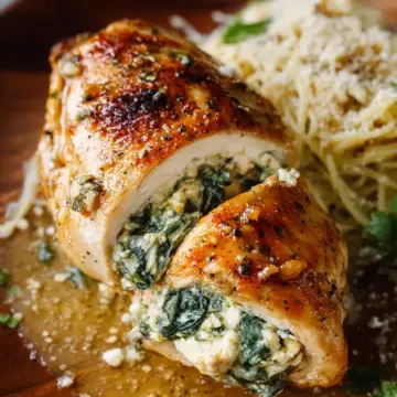 Spinach and Feta Stuffed Chicken