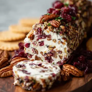 Cranberry Pecan Cheese Log