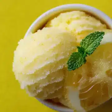 Meyer Lemon Sorbet
