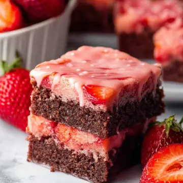 Strawberry Brownies