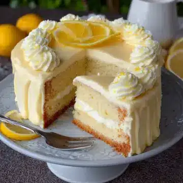 Lemon Cheesecake Cake